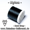 Bindegarn Nylon - Stärke: -C- Farbe: Dark Grey